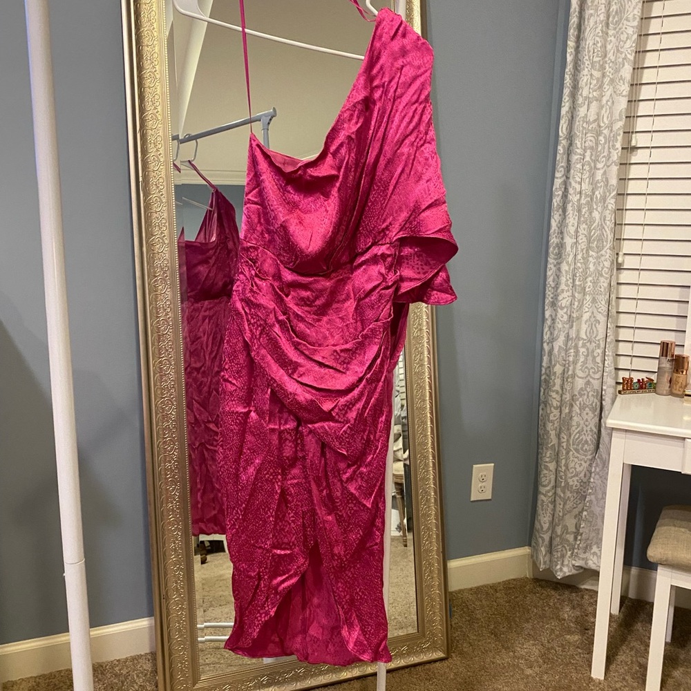 Pink party dress